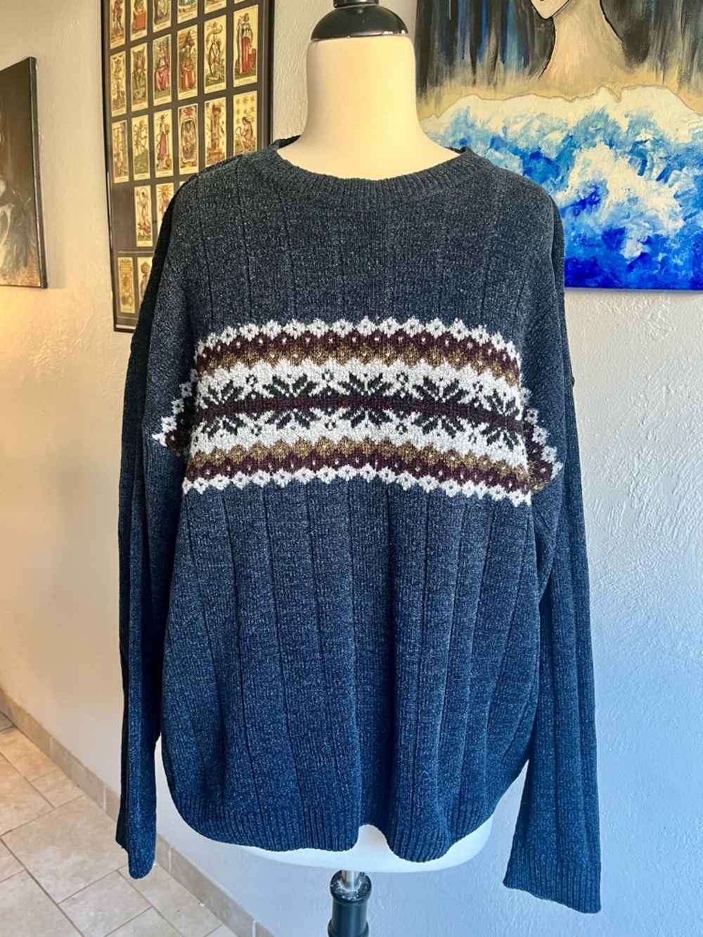 Vintage Knightsbridge Nordic Sweater